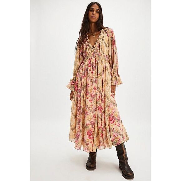 Free People Dresses & Skirts - Free People Lena Midi Dress $198